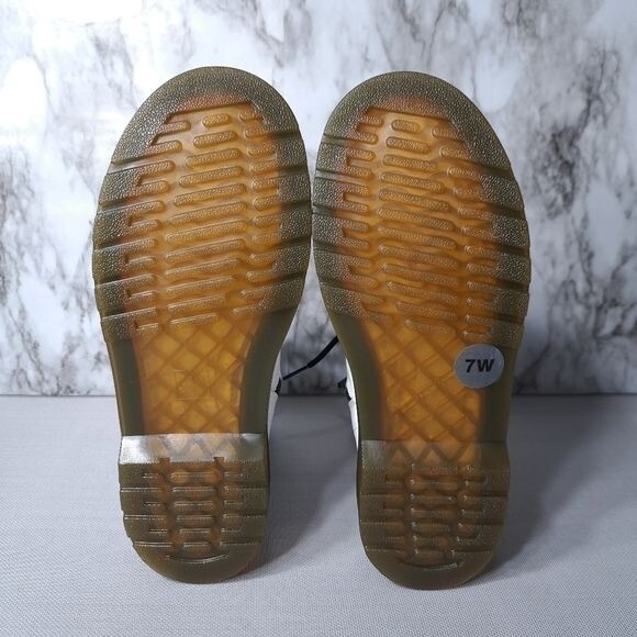 Dr. Martens 1460 Y Ankle Boots White Smooth Leather US M 6 US L 7 - Picture 7 of 10